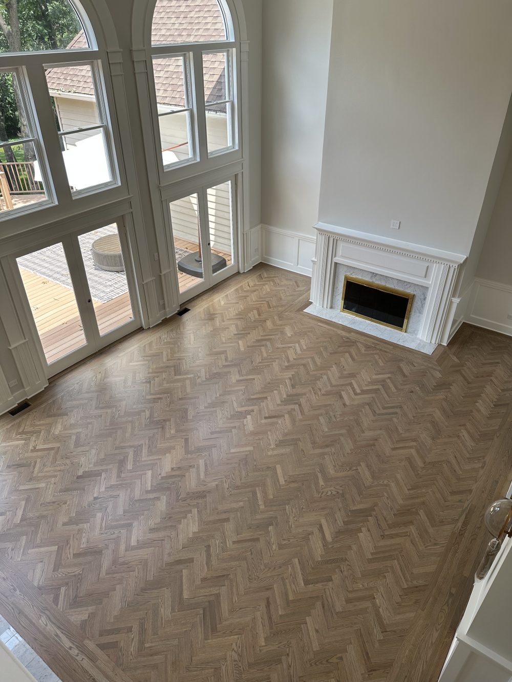 Refinished hardwood floors in Chicago