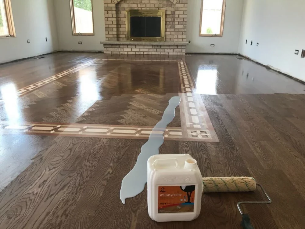Applying finish on hardwood floors
