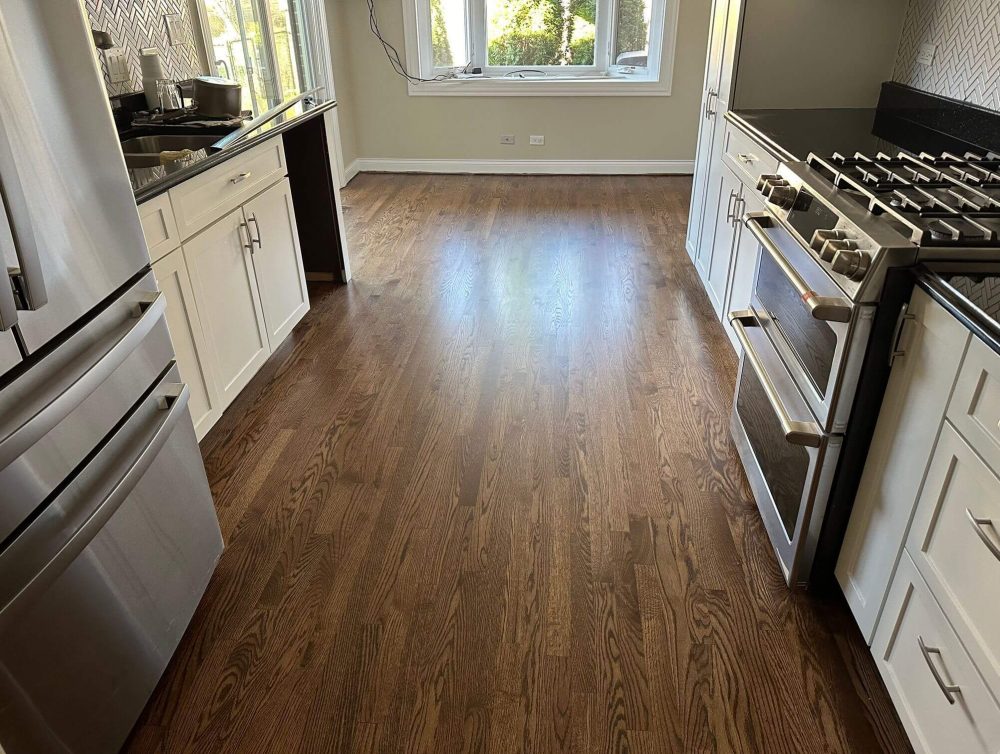 Hardwood floor results after Big Bro Hardwood work