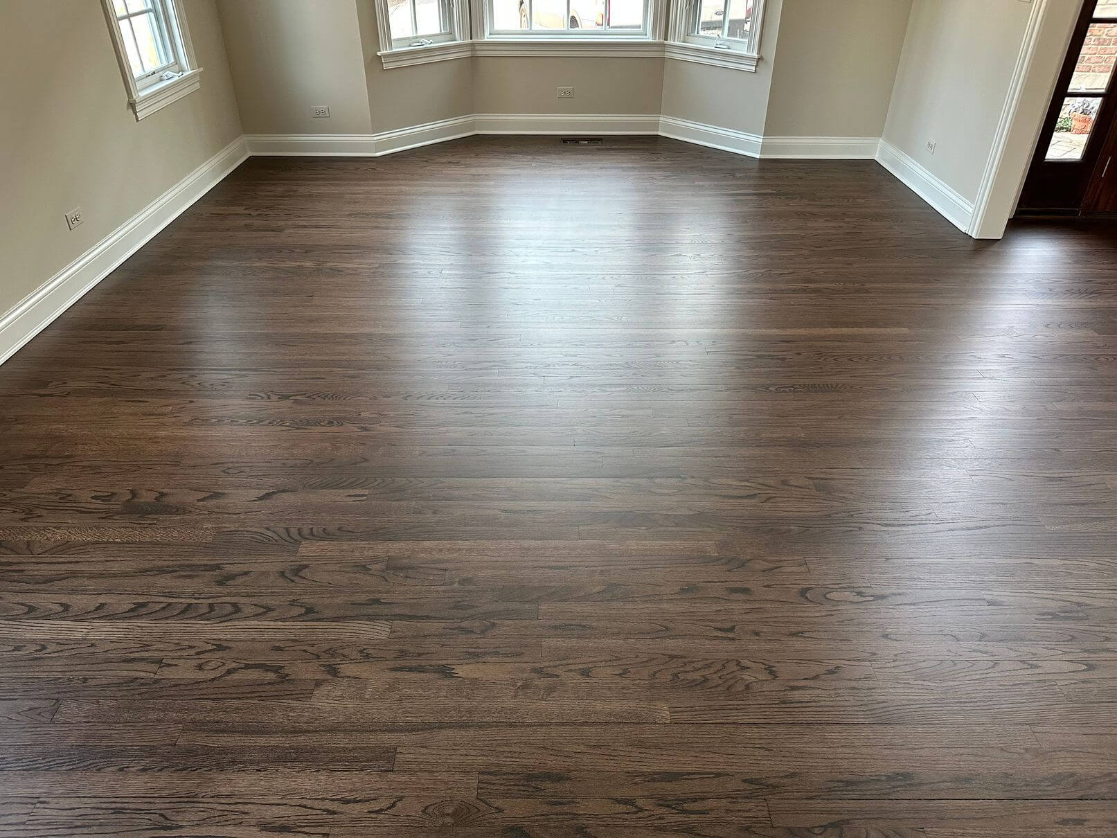 Hinsdale wood flooring refinished