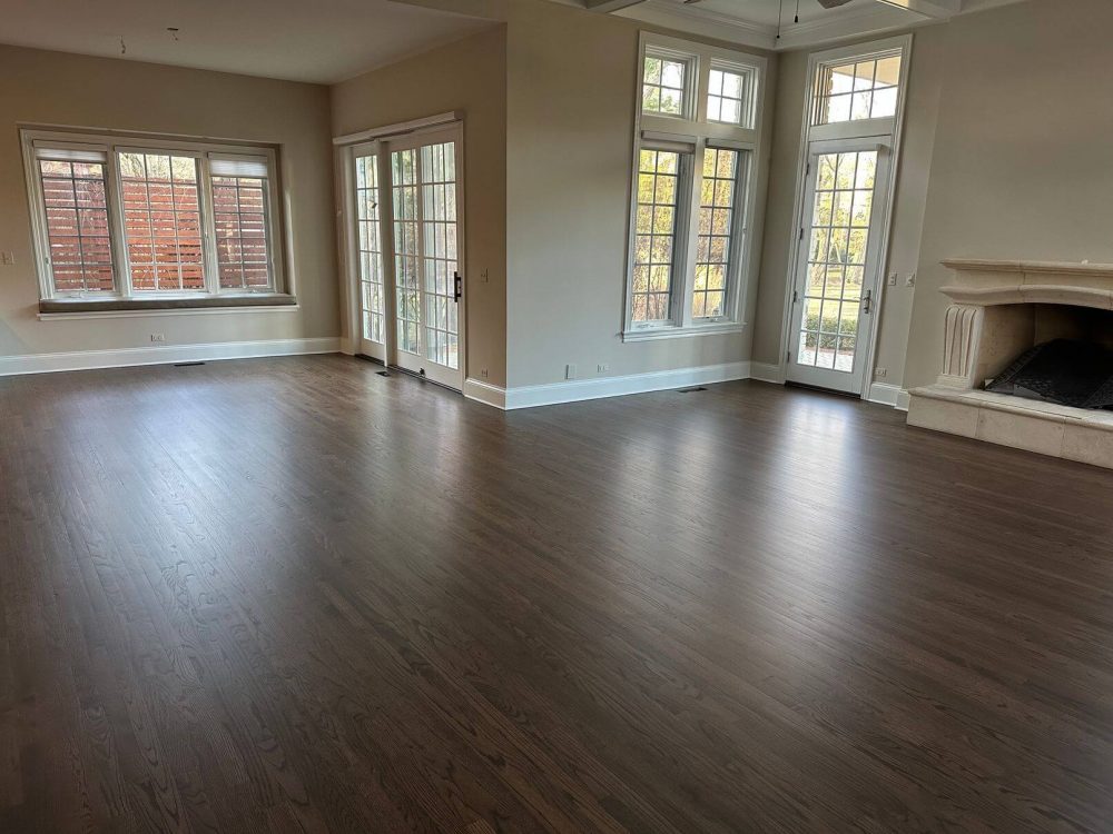 Hinsdale hardwood flooring refinished