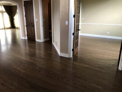 Medium Brown hardwood floor down the hallway, Burr Ridge, IL