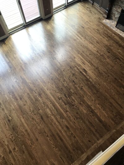 Medium Brown floor in the great room, Burr Ridge, IL