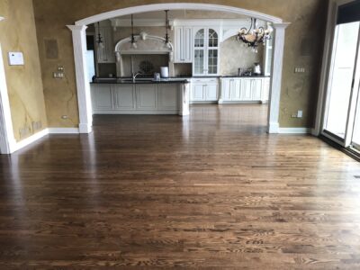 Medium Brown floor by the arched kitchen, Burr Ridge, IL