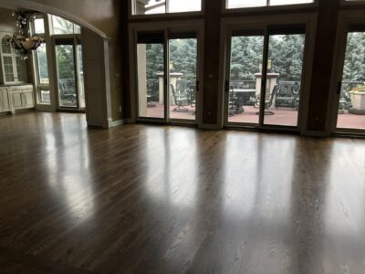 Medium Brown floor by the patio doors, Burr Ridge, IL