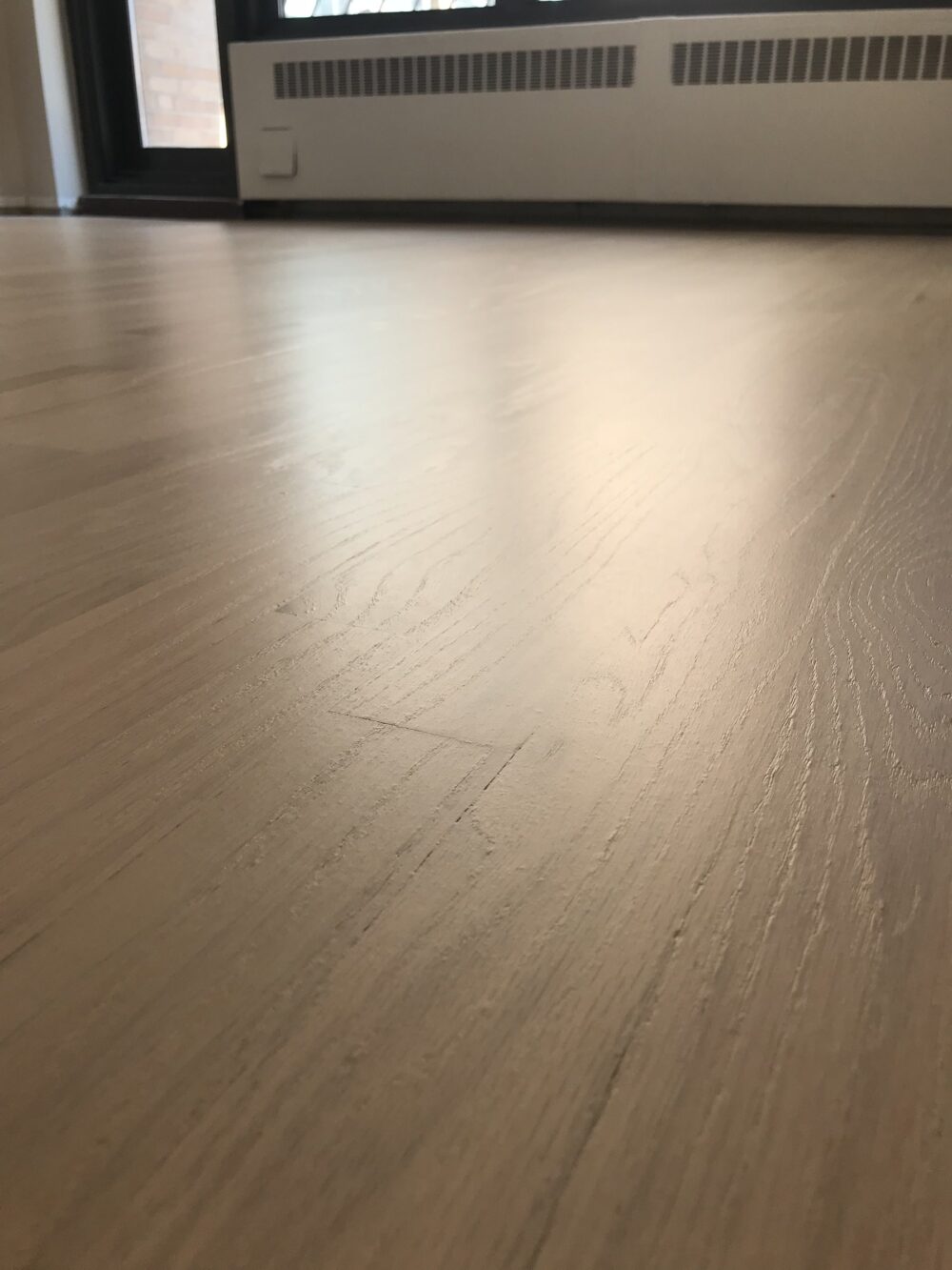 Bona White floor in a bright room, Chicago, IL