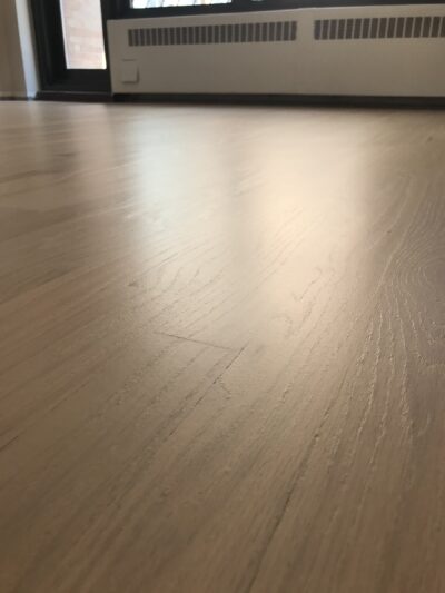 Bona White floor in a bright room, Chicago, IL