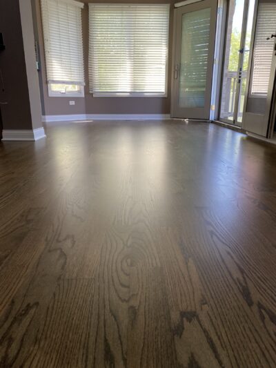 Provincial floor in the living room, Geneva, IL