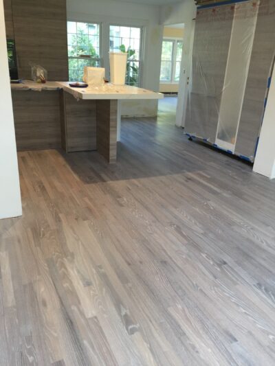 Fumed Grey floor by the kitchen, Lisle, IL