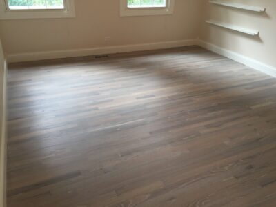 Fumed Grey floor in the living room, Lisle, IL