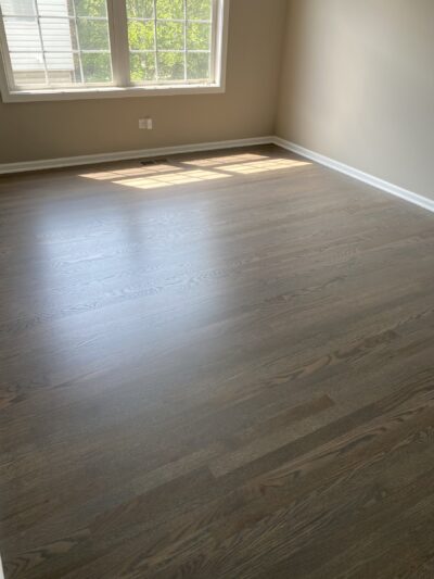 Classic Gray floor in a bright room, Naperville, IL
