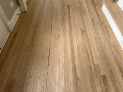Light red oak floor across the room, Orland Park, IL