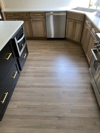 Rustic Beige floor along the kitchen, Wheaton, IL