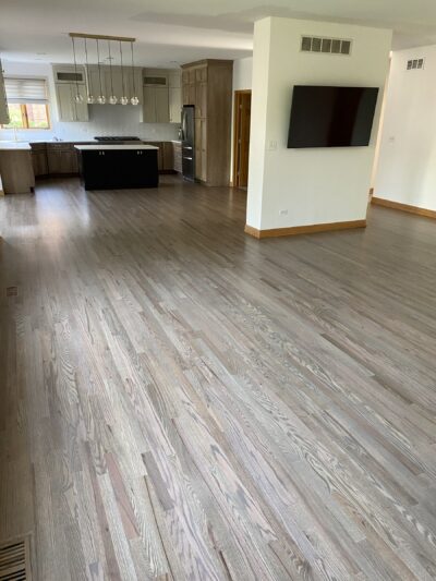 Rustic Beige floor in the open living area, Wheaton, IL