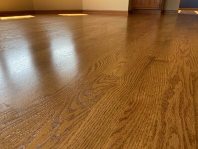 Golden Oak hardwood floor, Winnetka, IL