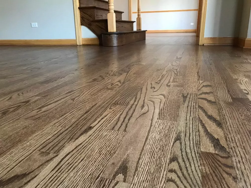 Hardwood floors special walnut close view
