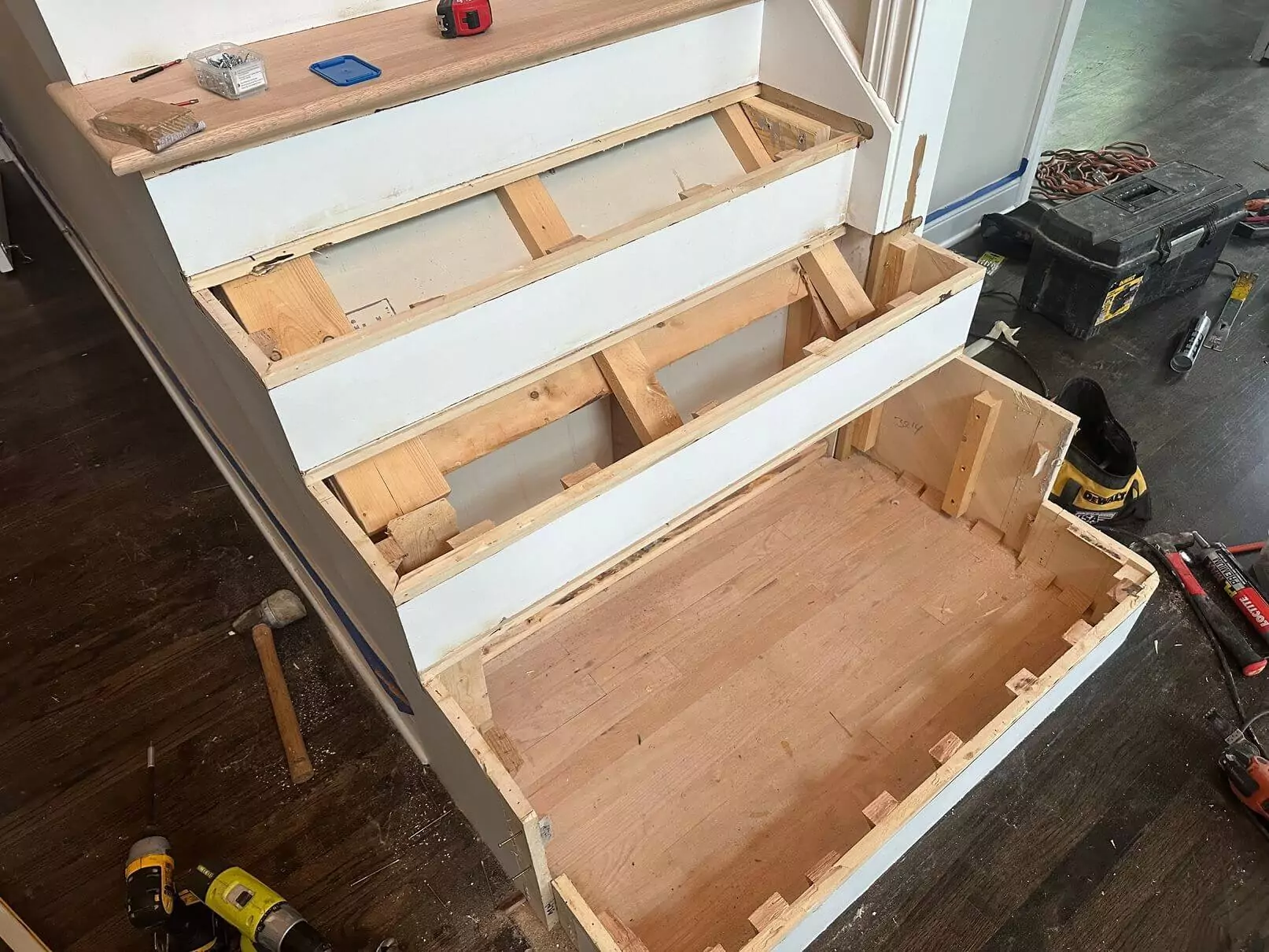 Hinsdale hardwood stairs replacement process
